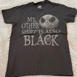 Disneyland Hanes Black Nightmare Before Christmas Tee